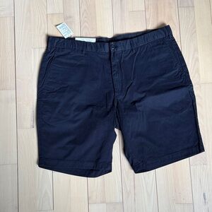 Uniqlo Men's Navy Flat Front Shorts